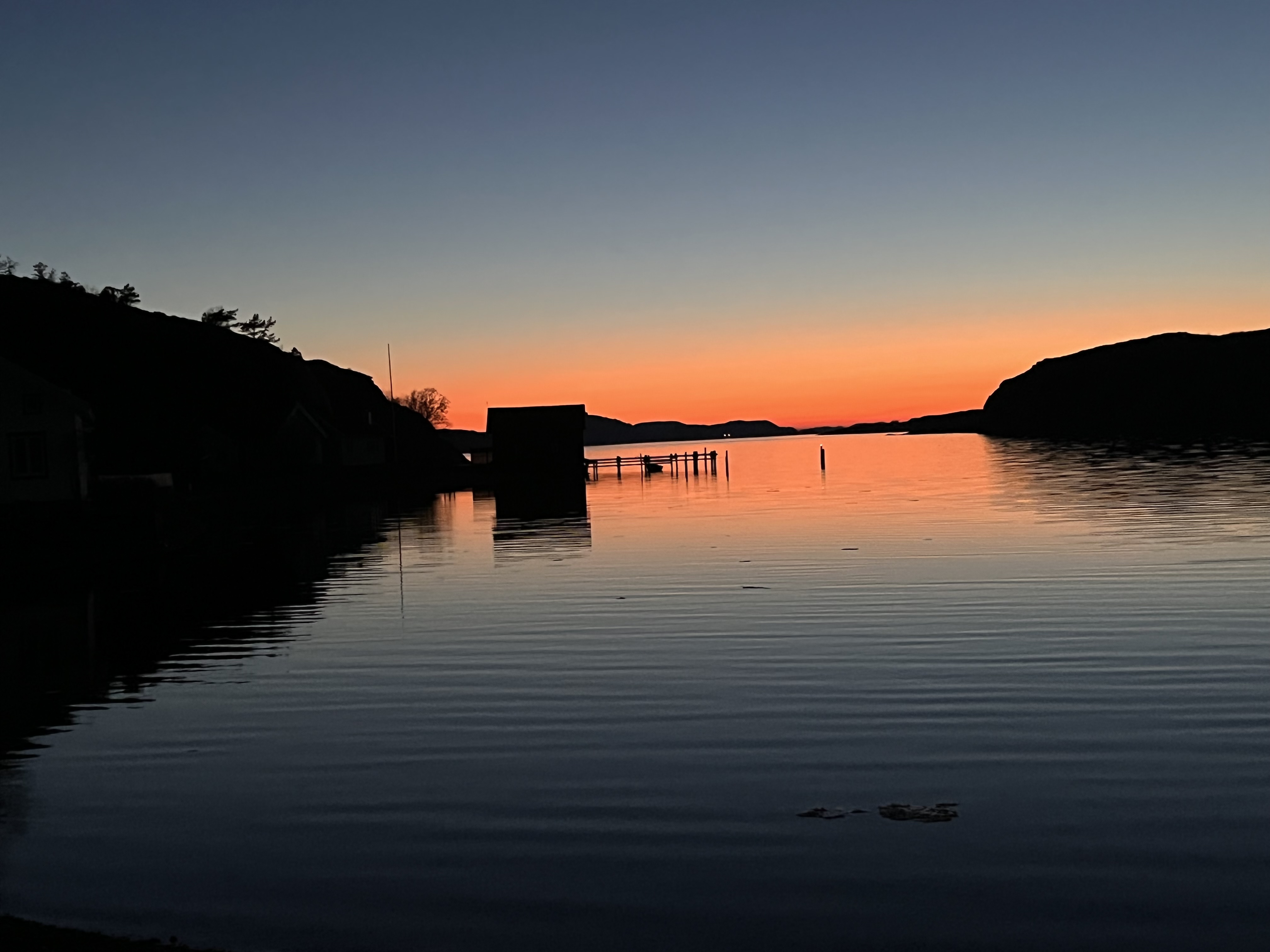 En stilla kväll på Kalvö